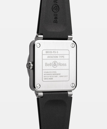 Bell & Ross Montre BR-03 GMT Green Lum BR0393-GN-ST/SRB