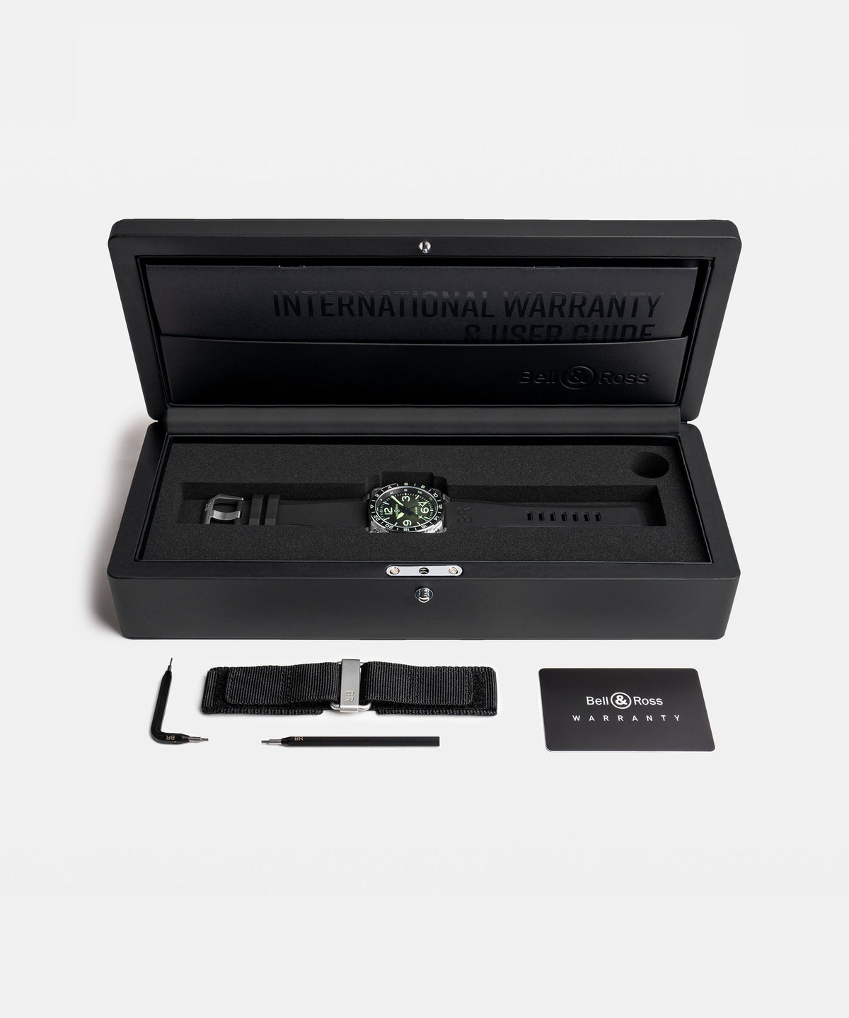 Bell & Ross Montre BR-03 GMT Green Lum BR0393-GN-ST/SRB