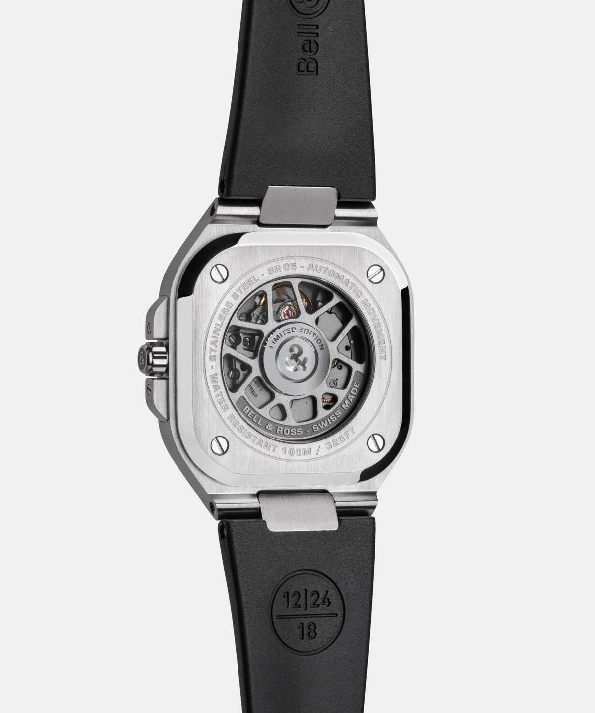 Bell & Ross Montre BR-05 Grey Mirror Steel BR05A-MI-ST/SRB