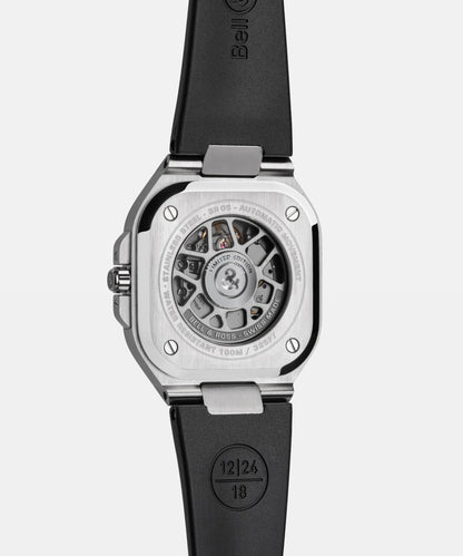 Bell & Ross Montre BR-05 Grey Mirror Steel BR05A-MI-ST/SRB