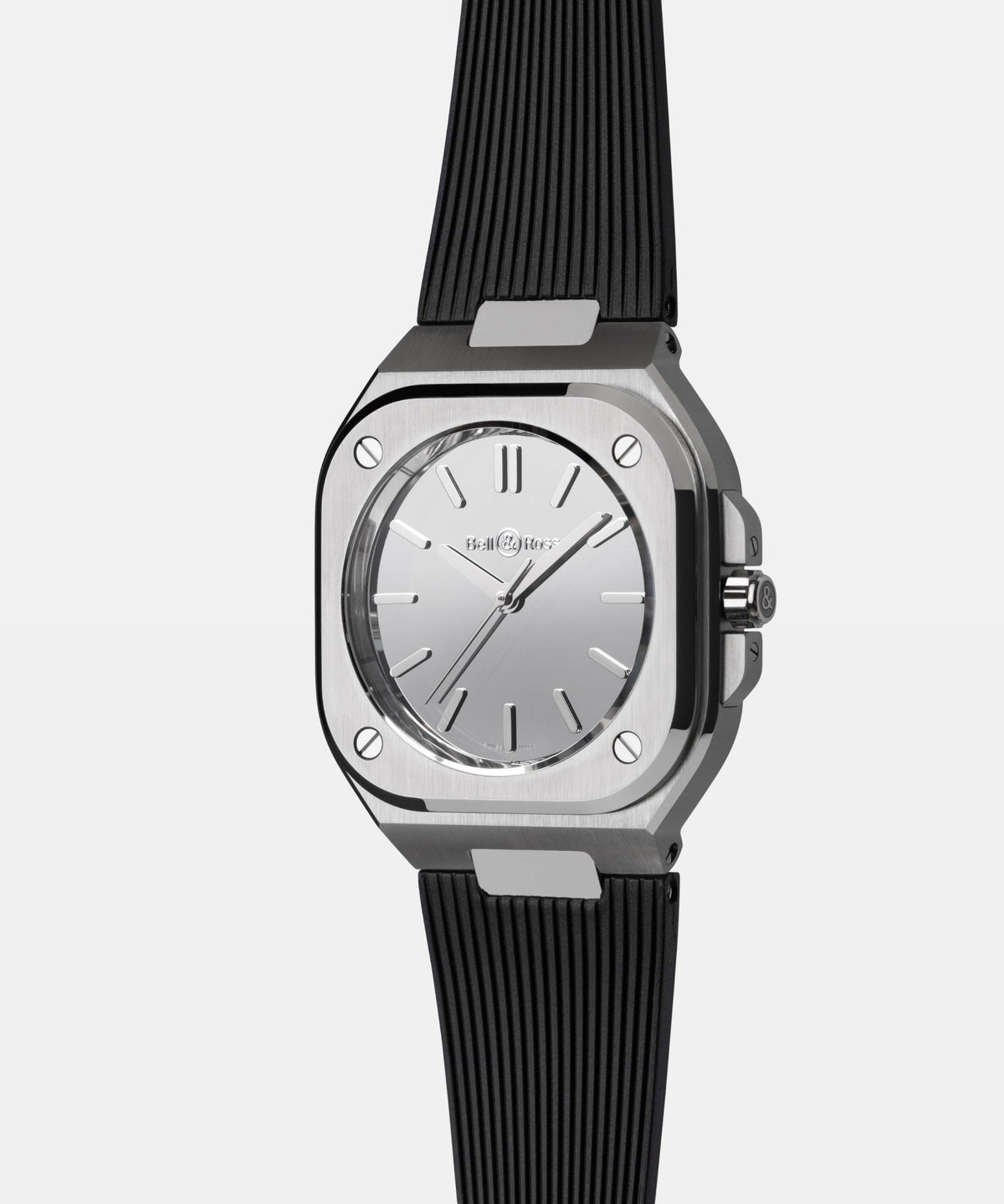 Bell & Ross Montre BR-05 Grey Mirror Steel BR05A-MI-ST/SRB