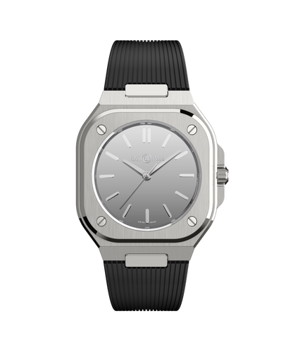 Bell & Ross Montre BR-05 Grey Mirror Steel BR05A-MI-ST/SRB