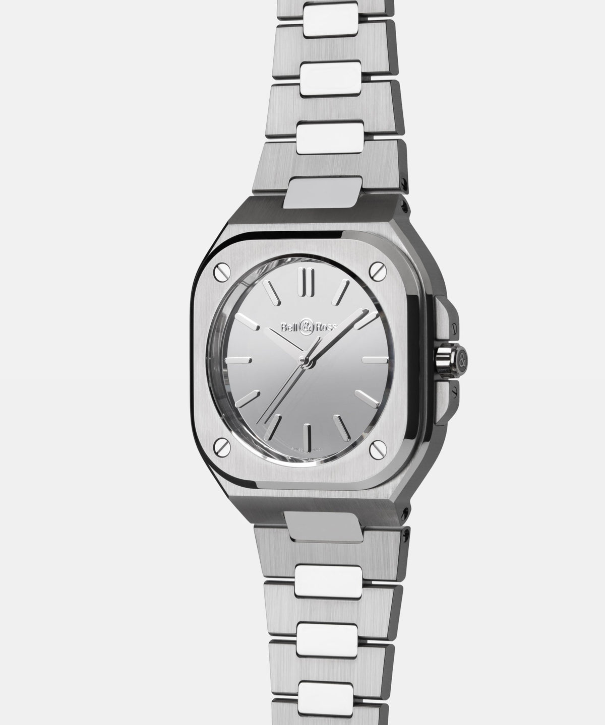 Bell & Ross Montre BR-05 Grey Mirror Steel BR05A-MI-ST/SST