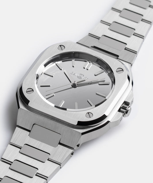 Bell & Ross Montre BR-05 Grey Mirror Steel BR05A-MI-ST/SST