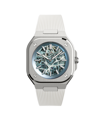Bell & Ross Watch BR-05 Skeleton Arctic Blue BR05A-AB-SKST/SRB