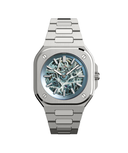 Bell & Ross Watch BR-05 Skeleton Arctic Blue BR05A-AB-SKST/SST
