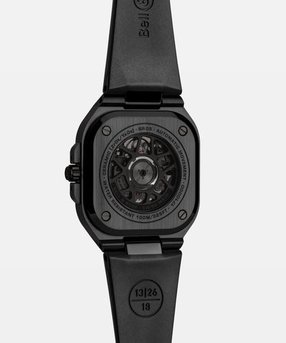Bell & Ross Montre BR-05 Skeleton Phantom Ceramic BR05A-PH-SK-CE/SRB