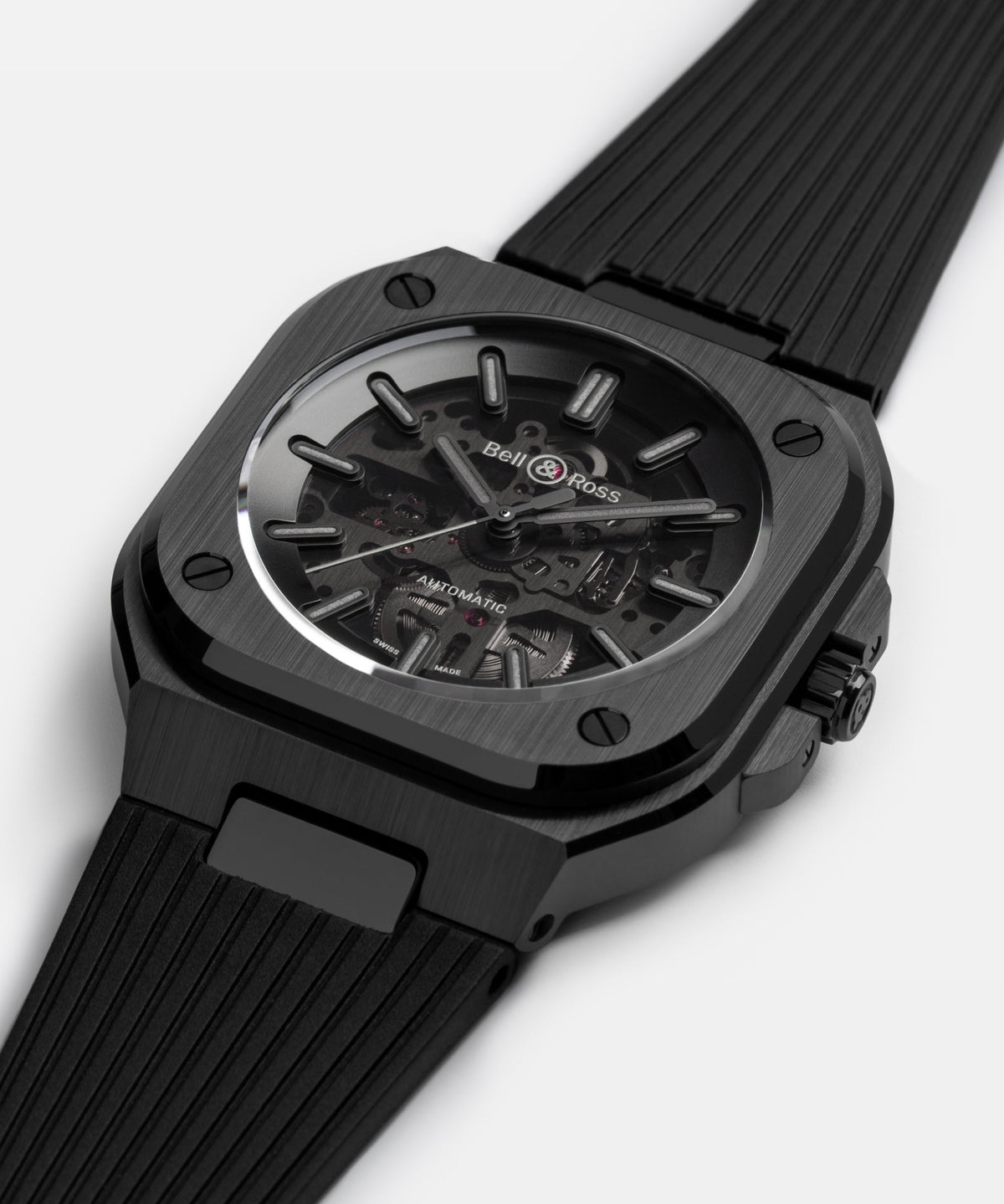 Bell & Ross Montre BR-05 Skeleton Phantom Ceramic BR05A-PH-SK-CE/SRB