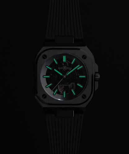 Bell & Ross Montre BR-05 Skeleton Phantom Ceramic BR05A-PH-SK-CE/SRB