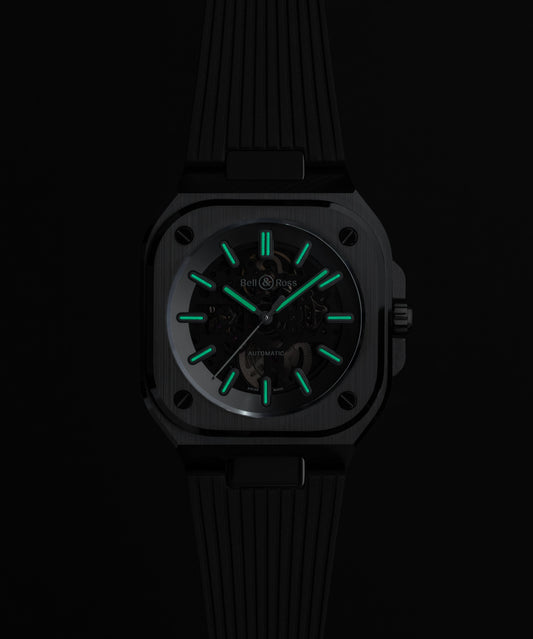 Bell & Ross Montre BR-05 Skeleton Phantom Ceramic BR05A-PH-SK-CE/SRB