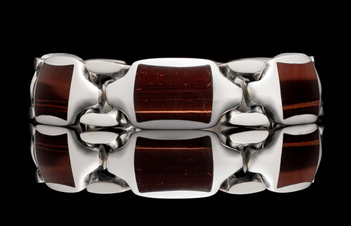William Henry JEWELRY Red Tiger Eye Retro BR13 RTE