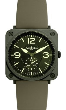 Bell & Ross BR -S Military Ceramic Rubber Watch