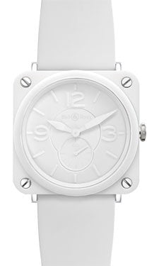 Bell & Ross BR -S White Ceramic Phantom Rubber Watch