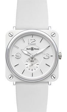 Bell & Ross BR -S White Ceramic Rubber Watch