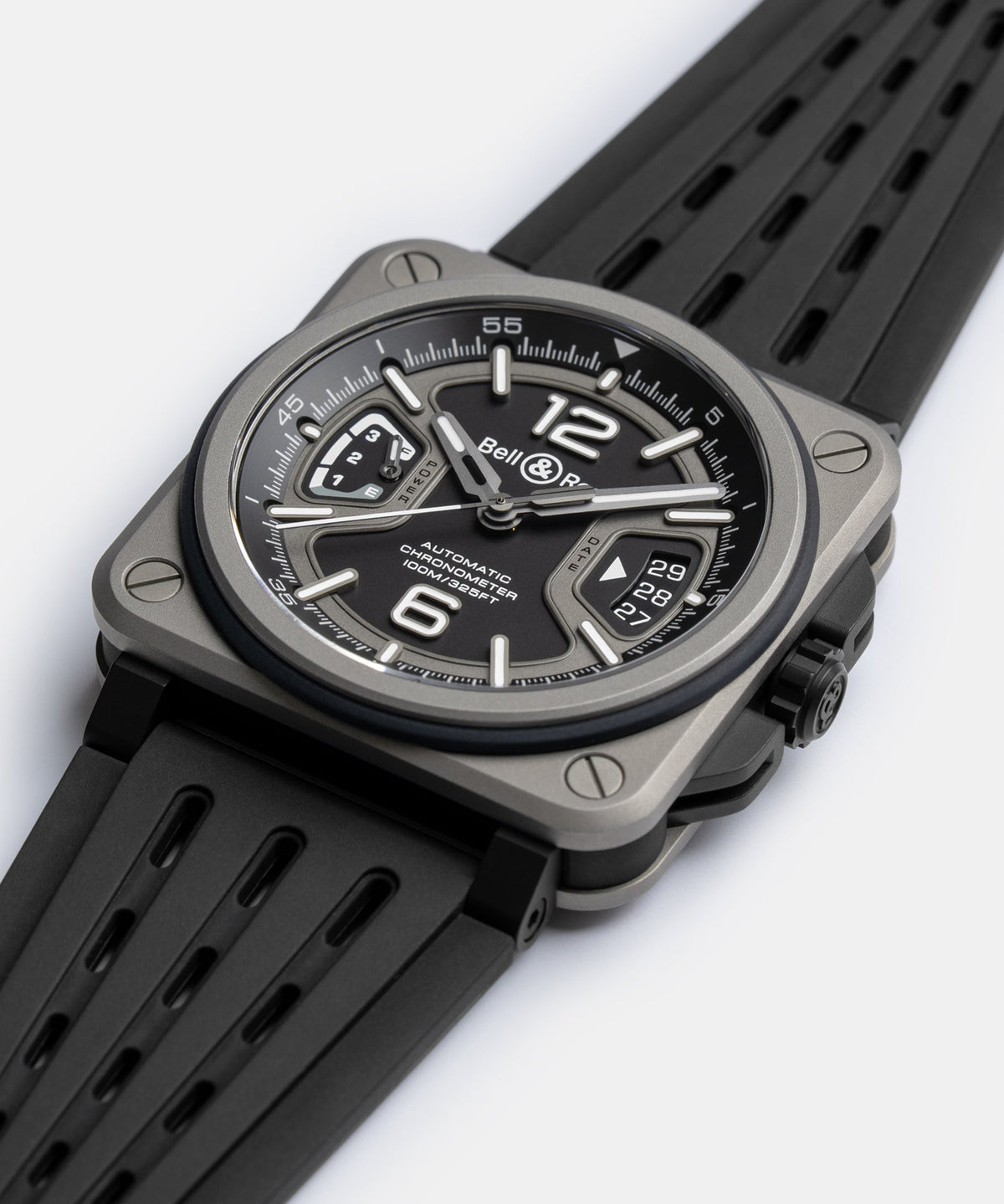 Bell & Ross Watch BR-X3 Black Titanium BRX3R-BL-TI/SRB