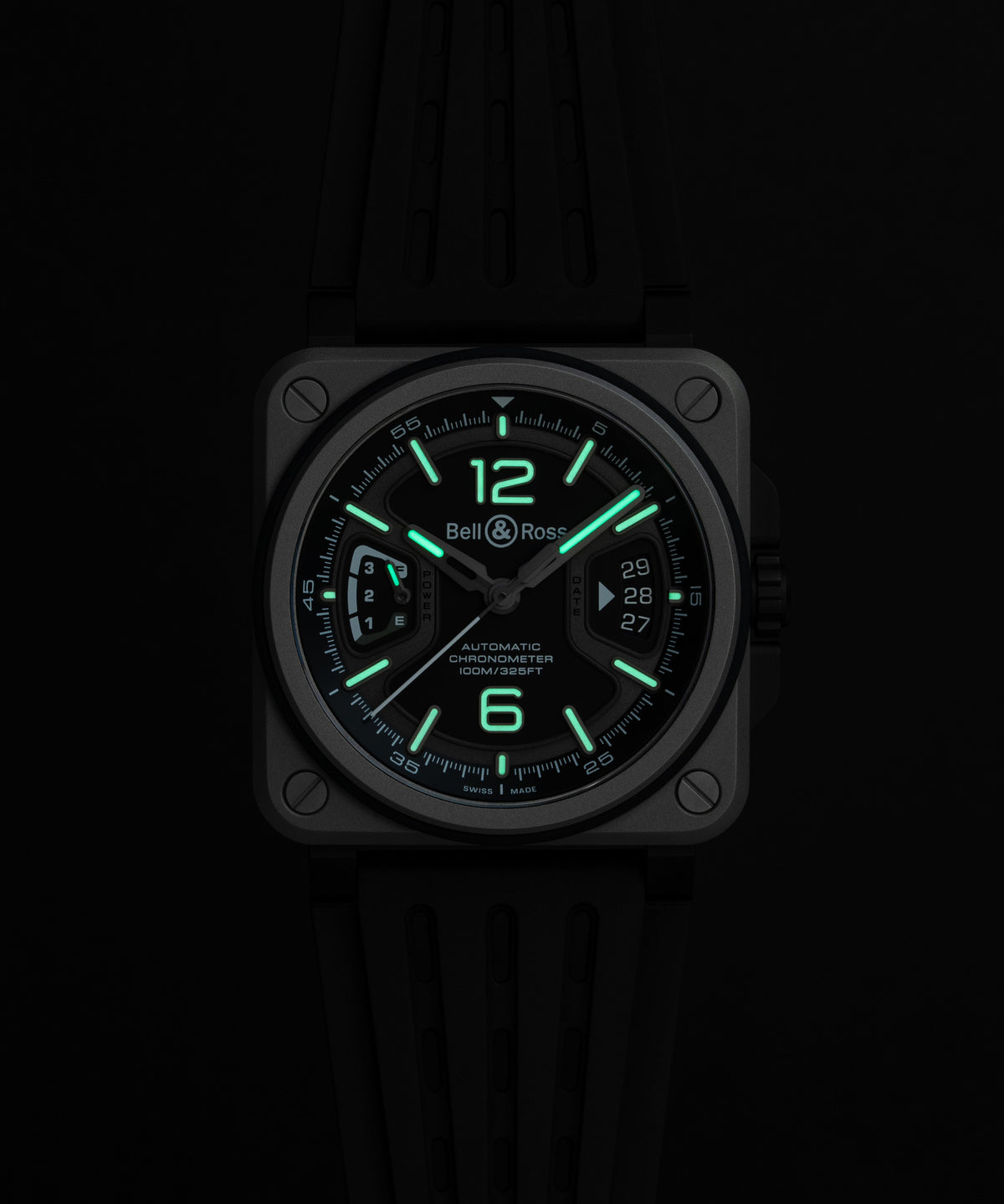 Bell & Ross Watch BR-X3 Black Titanium BRX3R-BL-TI/SRB