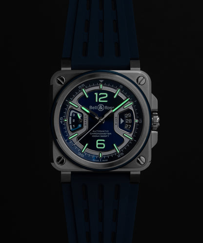 Bell & Ross Watch BR-X3 Blue Steel BRX3R-BLU-ST/SRB