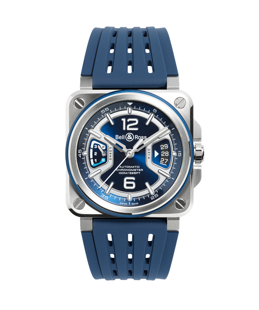 Bell & Ross Watch BR-X3 Blue Steel BRX3R-BLU-ST/SRB