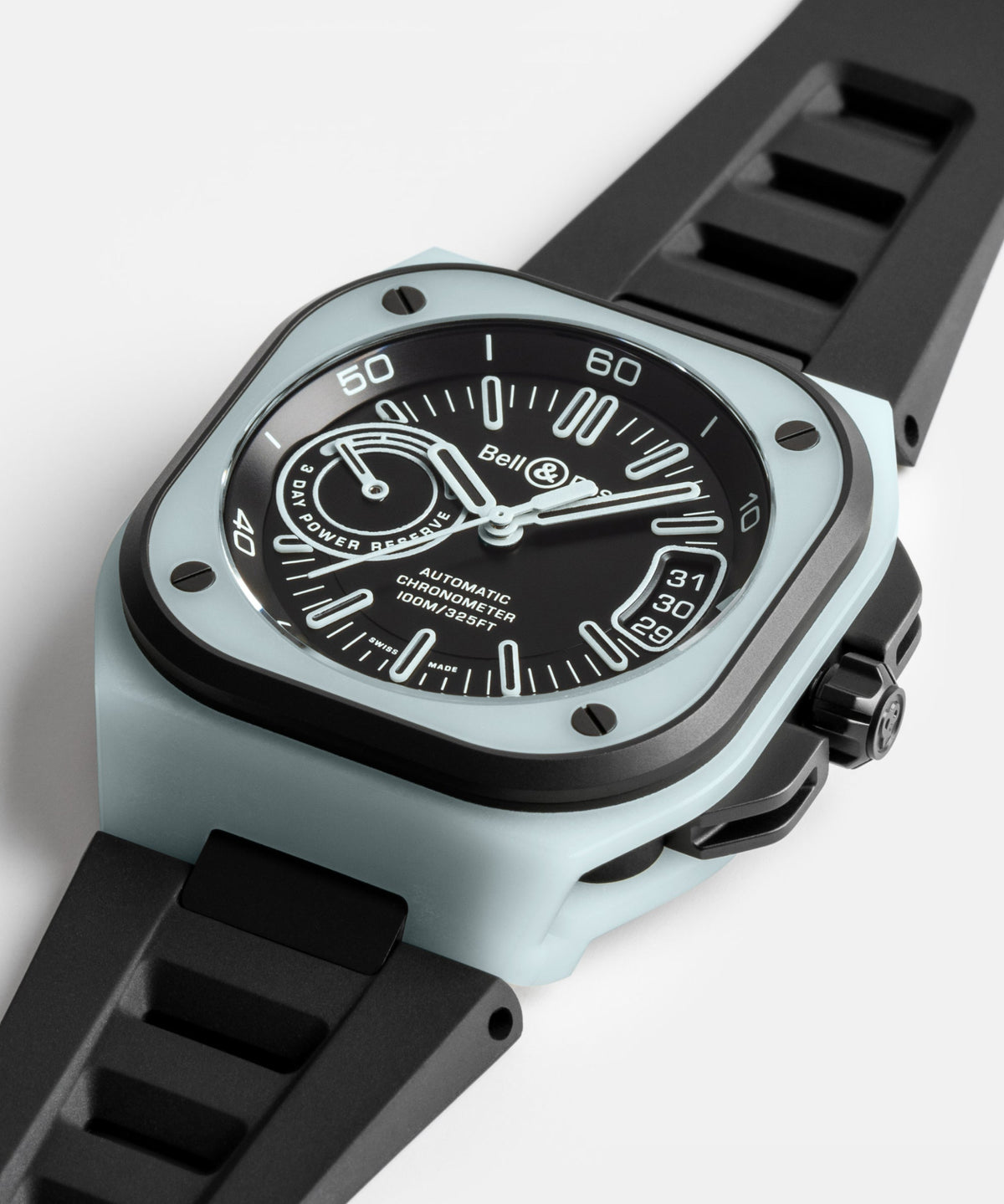 Bell & Ross Montre BR-X5 Blue Lum BRX5R-BLUM-TC/SRB