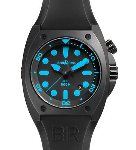 Bell & Ross BR 02 Automatic Blue Watch