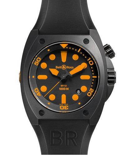 Bell & Ross BR 02 Automatic Orange Watch