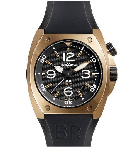 Bell & Ross BR 02 Automatic Pink Gold Watch