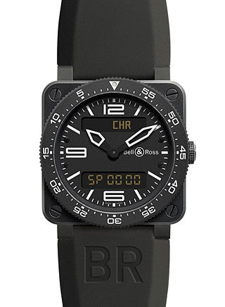 Bell & Ross BR 03 Type Aviation Carbon Finish Watch