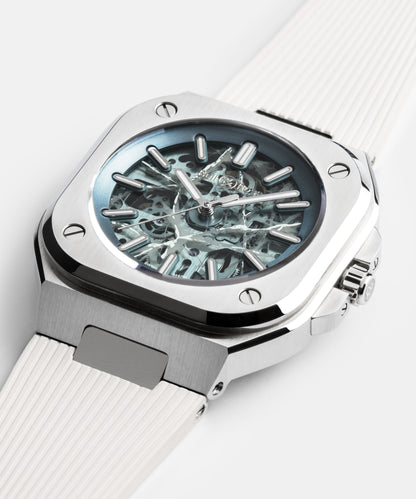 Bell & Ross Watch BR-05 Skeleton Arctic Blue BR05A-AB-SKST/SRB