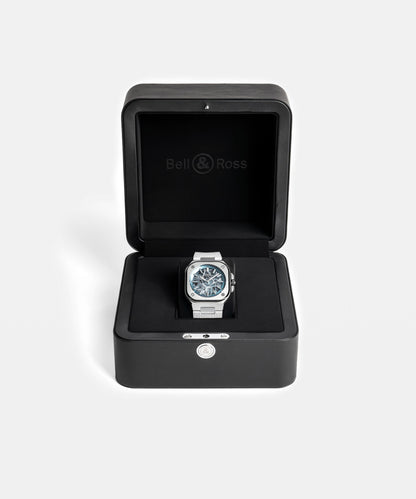 Bell & Ross Watch BR-05 Skeleton Arctic Blue BR05A-AB-SKST/SRB