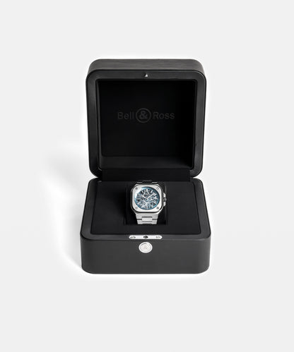 Bell & Ross Watch BR-05 Skeleton Arctic Blue BR05A-AB-SKST/SST