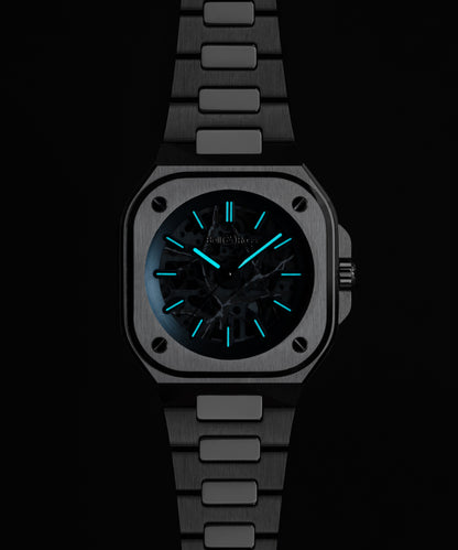 Bell & Ross Watch BR-05 Skeleton Arctic Blue BR05A-AB-SKST/SST