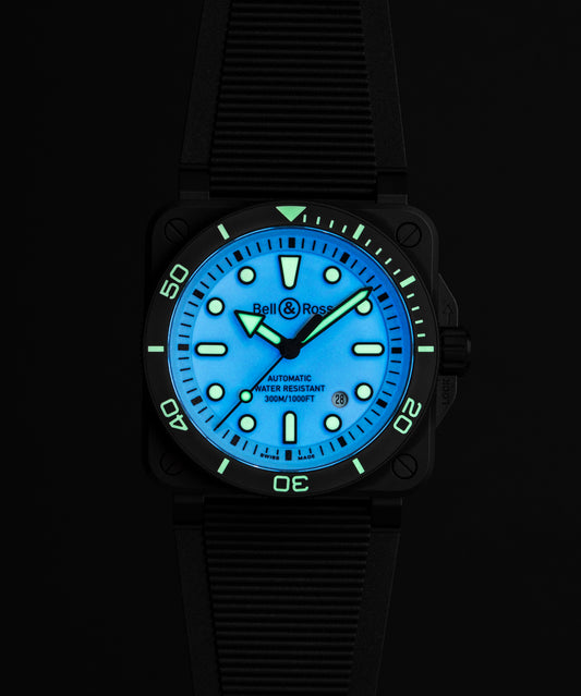 Bell & Ross Watch BR-03 Diver Full Lum Ceramic BR03A-D-LM-CE/SRB