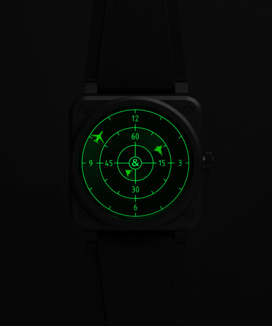 Bell & Ross Montre BR-03 Green Radar Ceramic BR03A-GRDR-CE/SRB