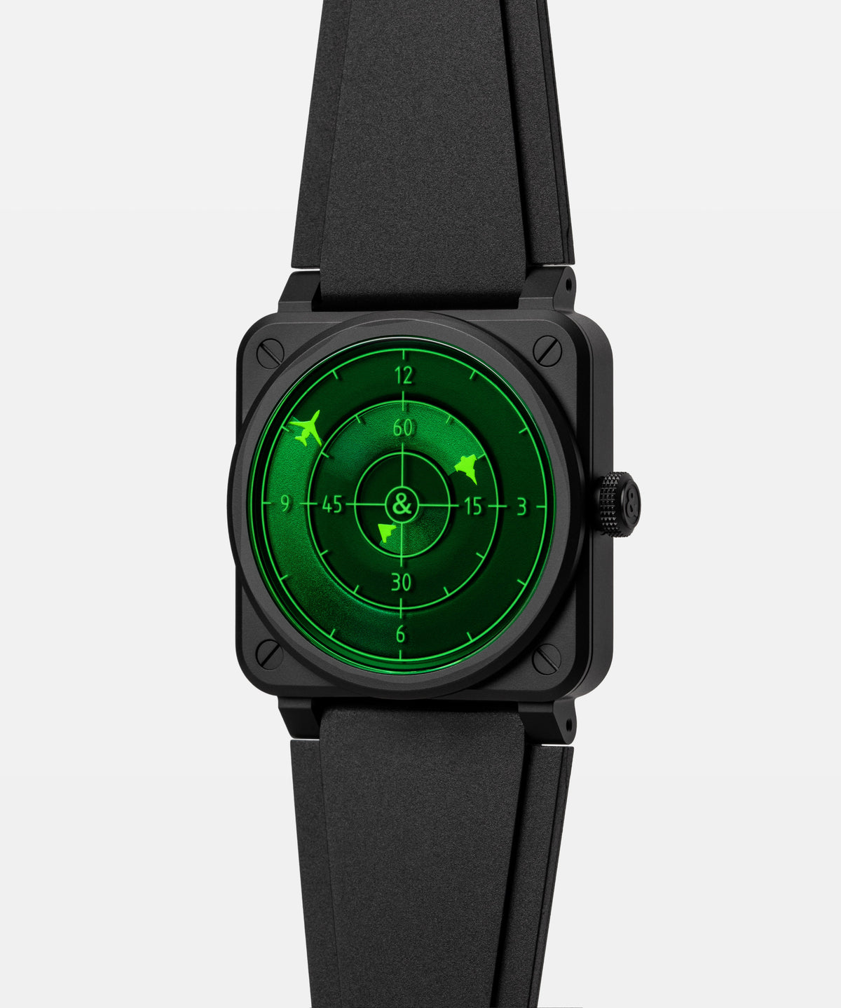 Bell & Ross Montre BR-03 Green Radar Ceramic BR03A-GRDR-CE/SRB