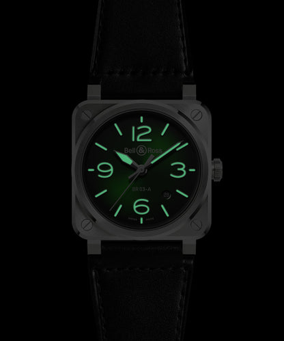 Bell & Ross Montre BR-03 Green Steel BR03A-GN-ST/SCA