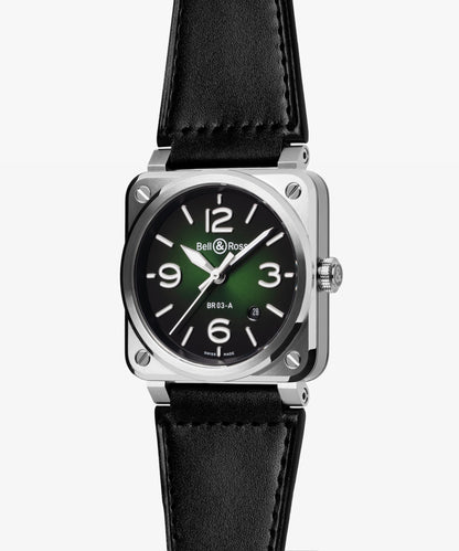 Bell & Ross Montre BR-03 Green Steel BR03A-GN-ST/SCA