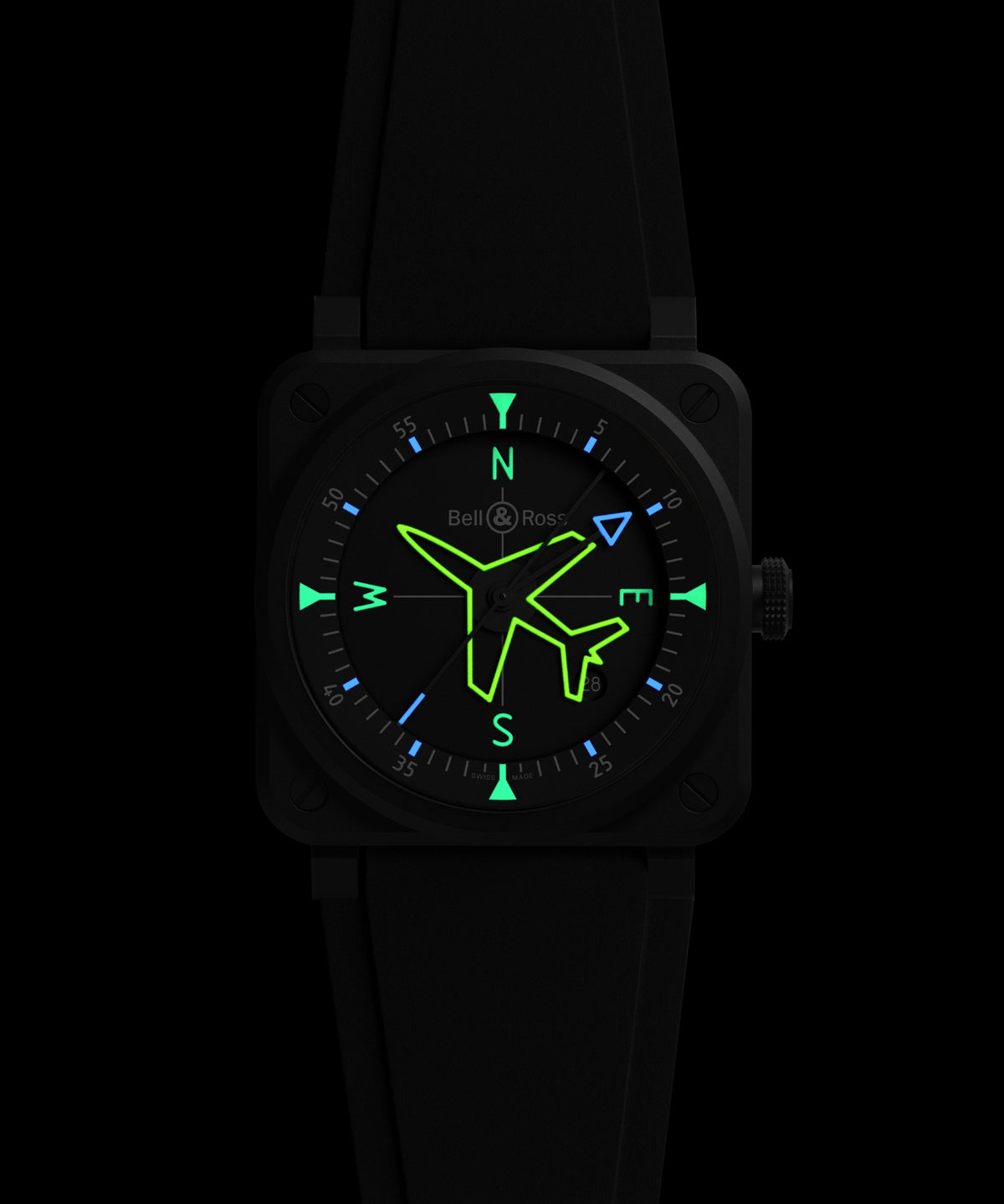 Bell & Ross Watch BR-03 Gyrocompass BR03A-CPS-CE/SRB