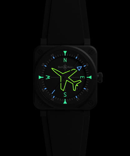 Bell & Ross Watch BR-03 Gyrocompass BR03A-CPS-CE/SRB