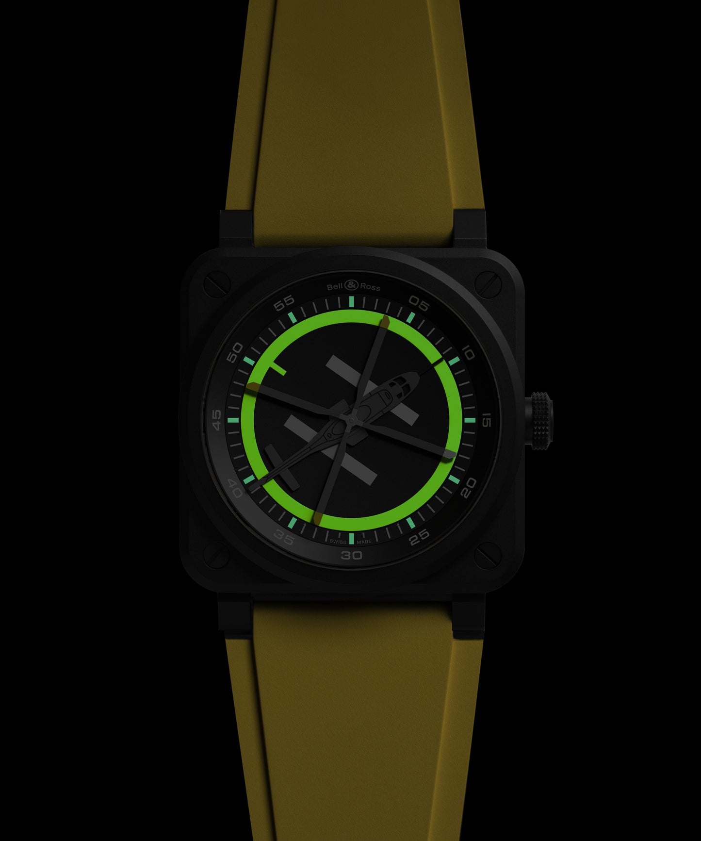 Bell & Ross BR-03 Helipad BR03A-HE-CE/SRB