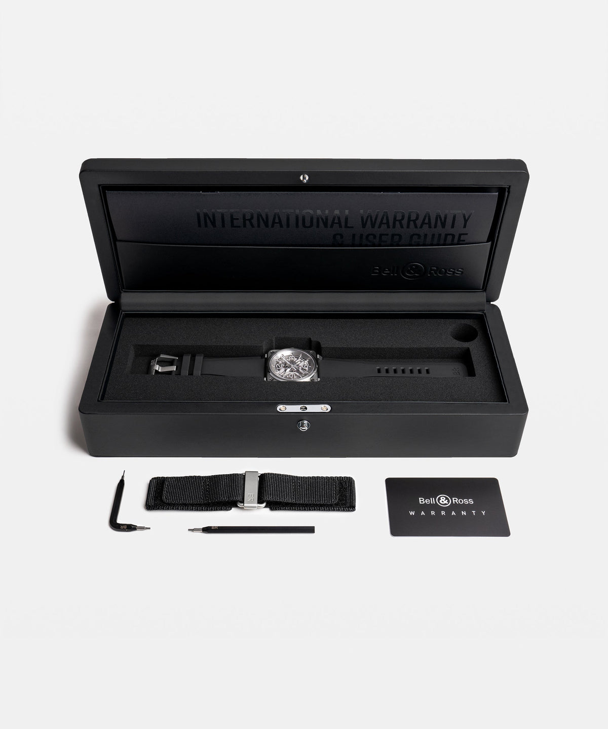 Bell & Ross Montre BR-03 Skeleton Steel BR03A-BL-SKST/SRB