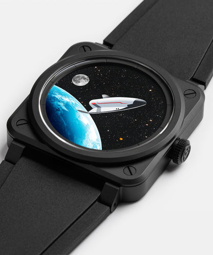 Bell & Ross Montre BR-03 Space Mission BR03A-SPM-CE/SRB