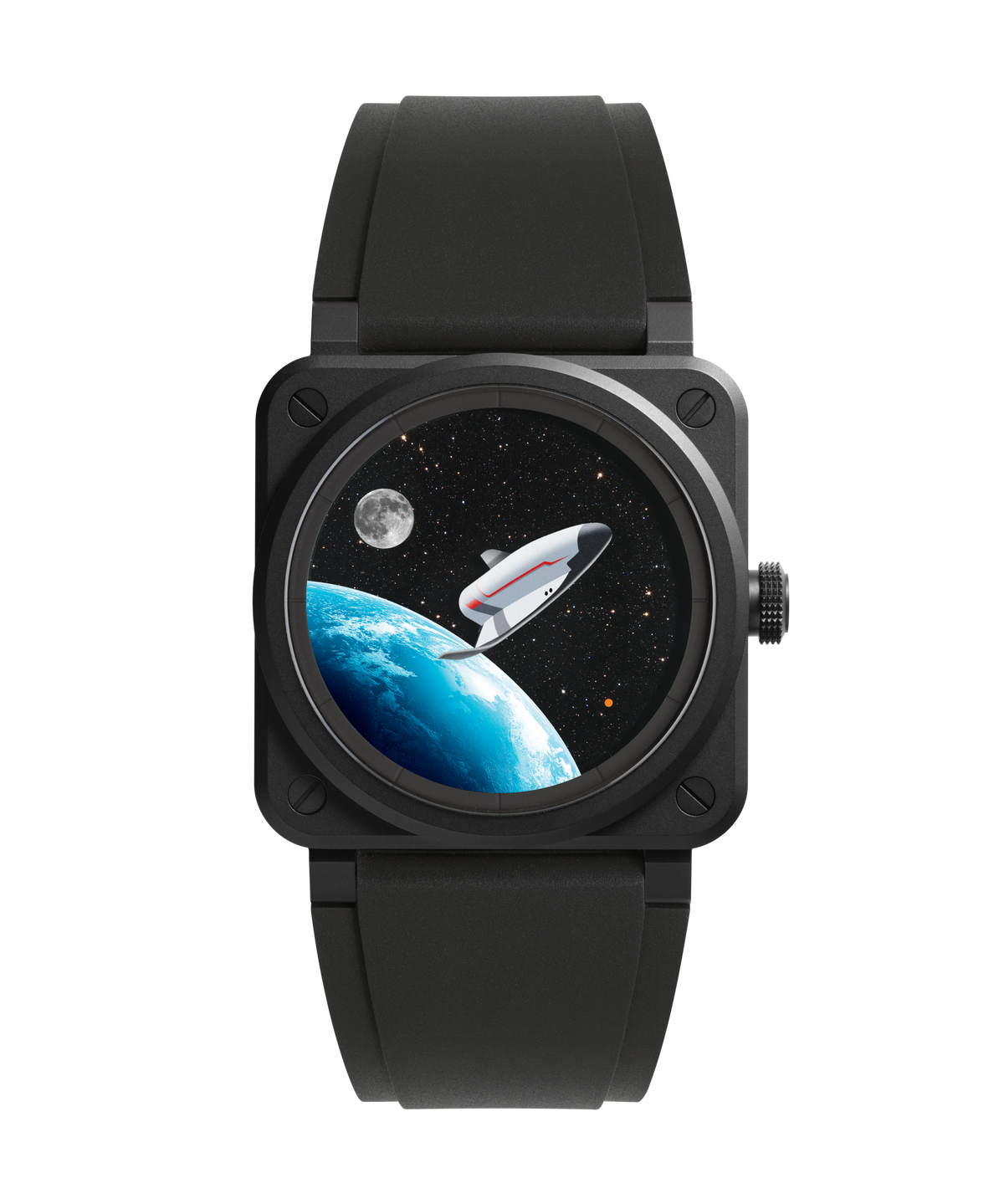 Bell & Ross Montre BR-03 Space Mission BR03A-SPM-CE/SRB