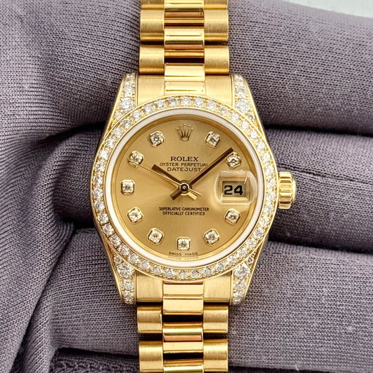 Pre-Owned Rolex Datejust Lady President 179158