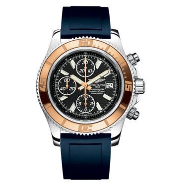 Breitling Superocean Chronograph II Abyss White Steel and Gold C1334112/BA84-diver-pro-ii-blue-tang