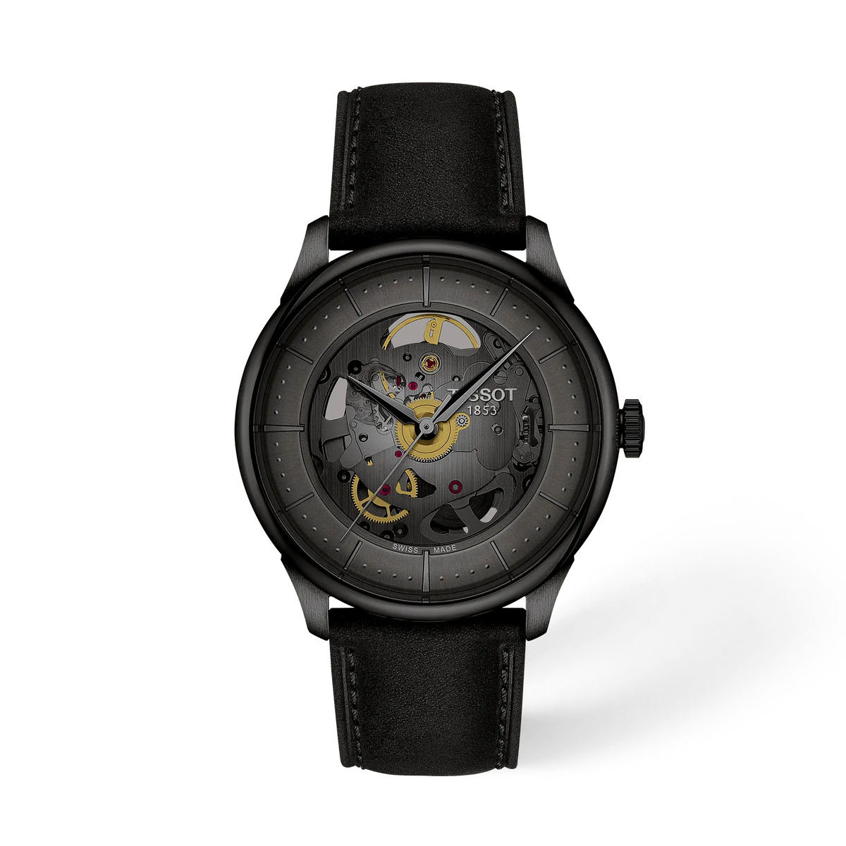 Tissot Chemin Des Tourelles Skeleton 39mm T1398363644100