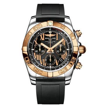 Breitling Chronomat B01 Stainless Steel Satin Bezel CB011012/B957-diver-pro-ii-black-tang