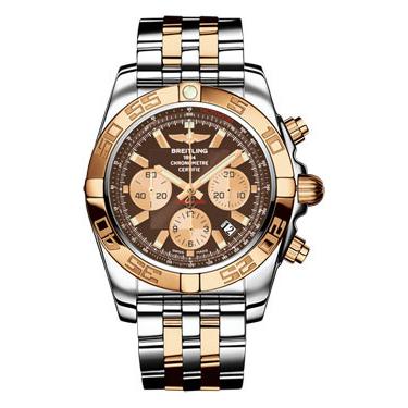 Breitling Chronomat B01 Stainless Steel Satin Bezel CB011012/Q576-pilot-steel-rose-gold