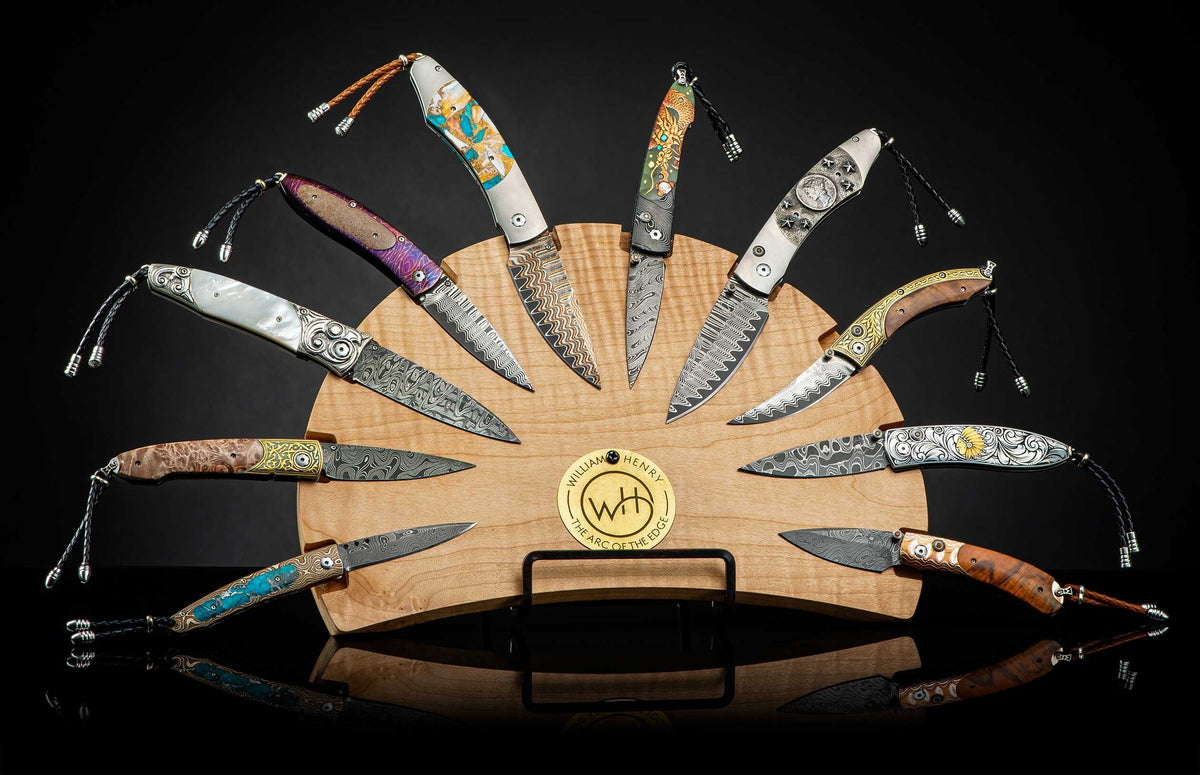 William Henry KNIVES Maple Collector Knife Rack CD1-M