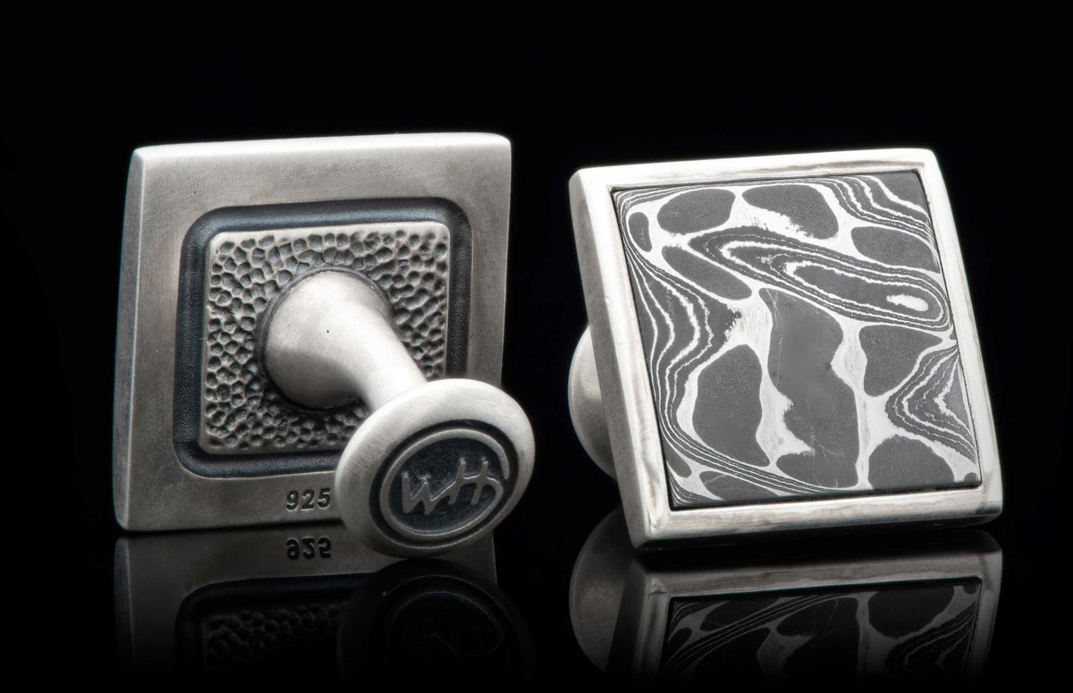 William Henry CUFFLINK Damascus Duo CL DAM
