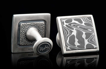 William Henry CUFFLINK Damascus Duo CL DAM